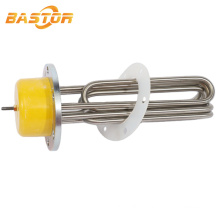 12kw sus304 industrial heating element tubular flange immersion heaters